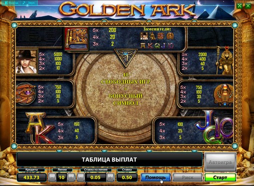 Peliautomaatti Golden Ark Deluxe